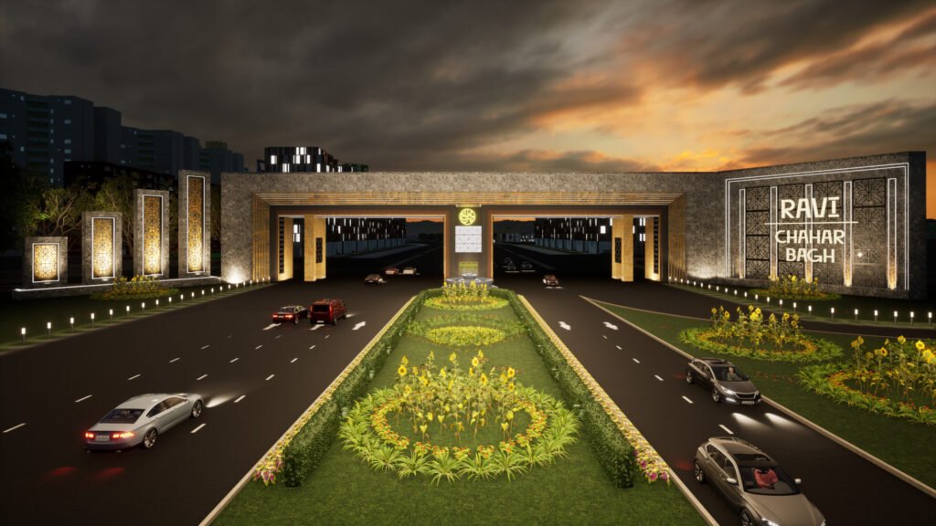 Main Entrance of Ravi City Chahar Bagh Lahore